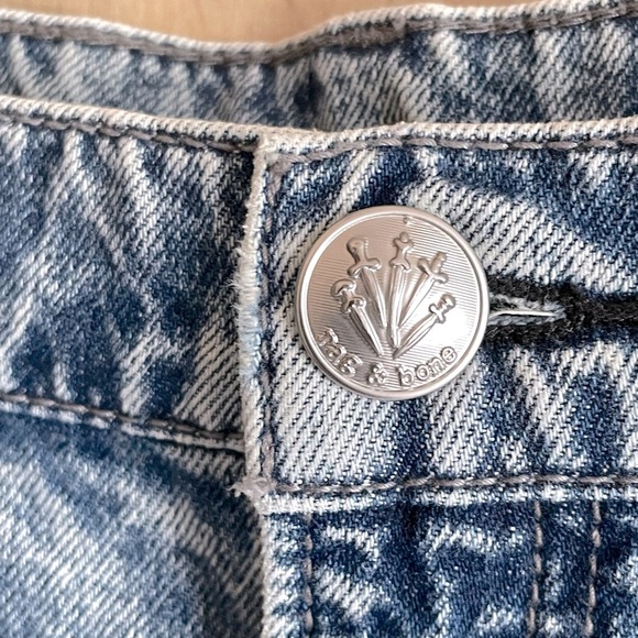 RAG & BONE Clara High Rise Denim Midi Skirt Sz 31 / 10 | 5-Pocket Classic - Picture 7 of 16
